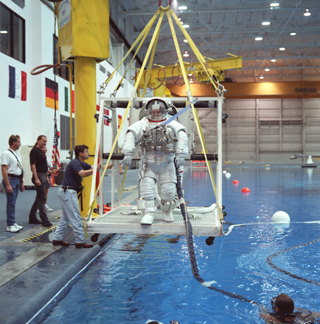 Titov at NBL (Lisa Reed trained cosmonaut)